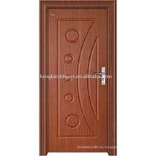 Comercial MDF (JKD-012) del PVC puerta para el diseño de espacio Interior